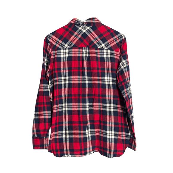Woolrich Red & Black Buffalo Plaid Flannel Shirt Large - Picture 5 of 5